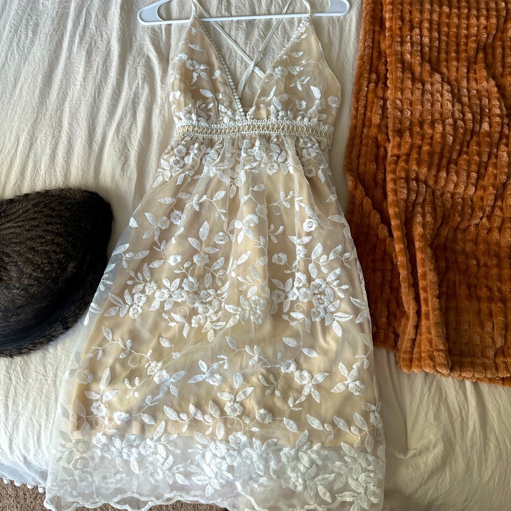 Off white lace dress
